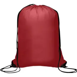 Symphony 210D Drawstring Bag Red Unbranded